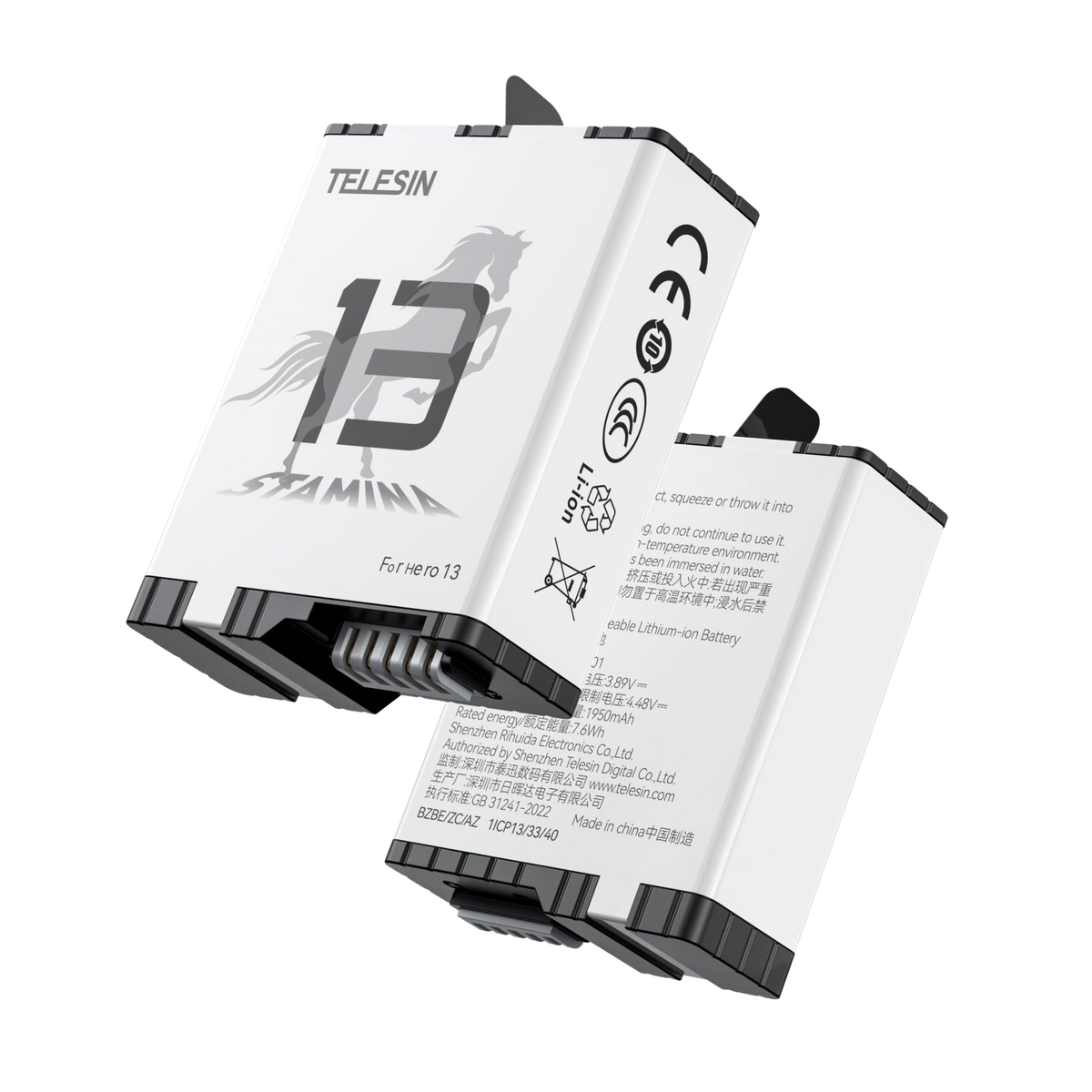 Telesin Pocket Charger with Battery Kit For Hero 13