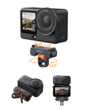 Telesin 360° Rotatable Magnetic Quick-Release Mount For DJI Osmo Action 6 / Osmo Nano