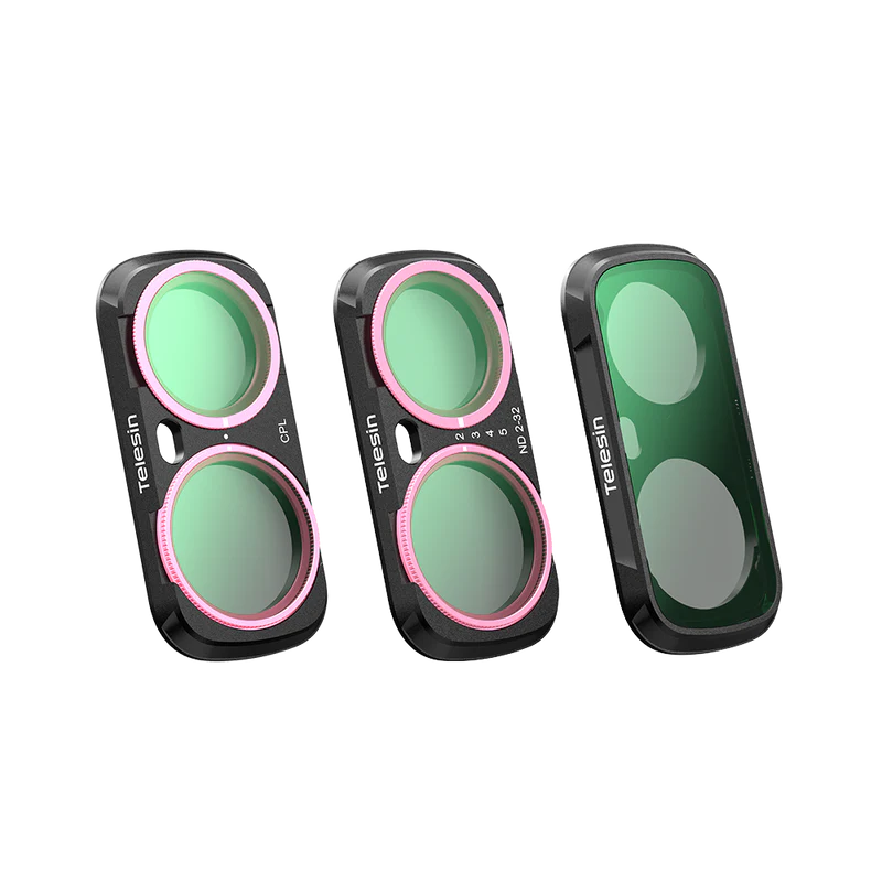Telesin 3-Piece Filter Kit for Insta360 Luna Ultra