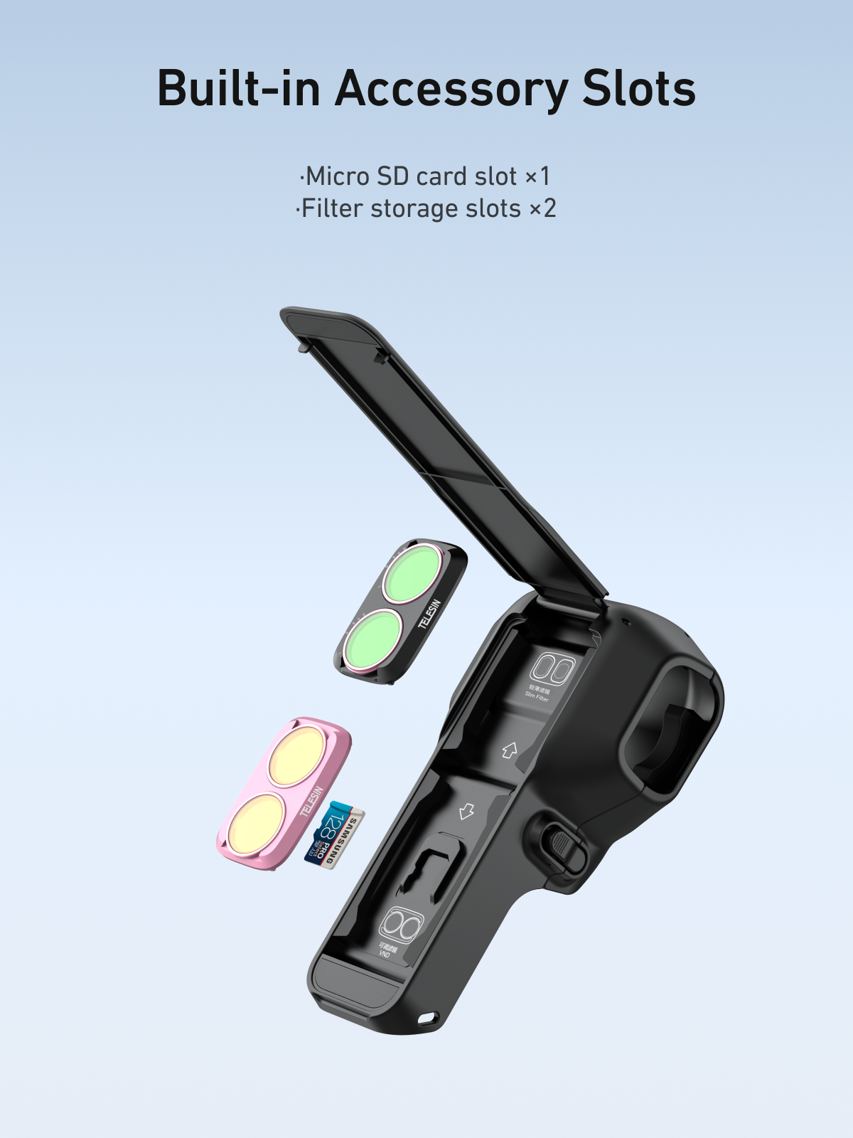 Telesin DisAdv Protective Case for DJI Osmo Pocket 4 Pro