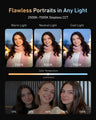 TELESIN RGB Magnetic Selfie Ring Light for makeup tutorials