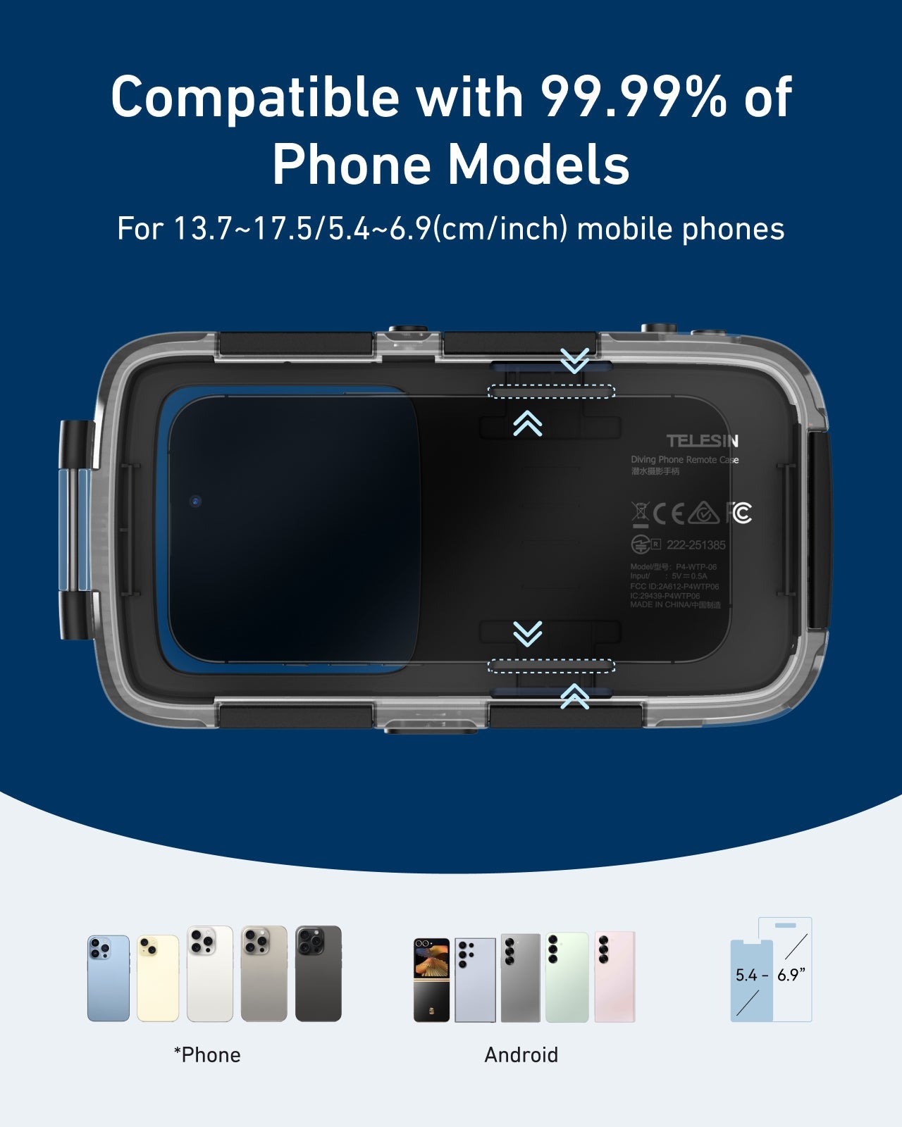 TELESIN Underwater Diving Phone Case telesinstore