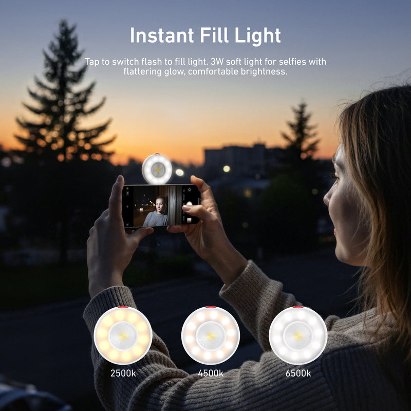TELESIN Magnetic Flashlight for iPhone telesinstore
