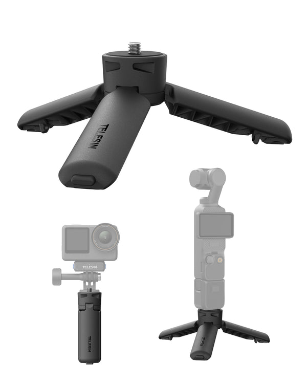 Mini Portable Tripod & Grip 2-in-1 for Osmo Pocket 4/3