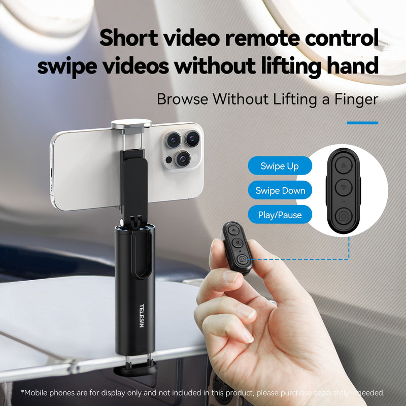 Telesin Remote Contro Travel Mount-Clamp Type telesinstore