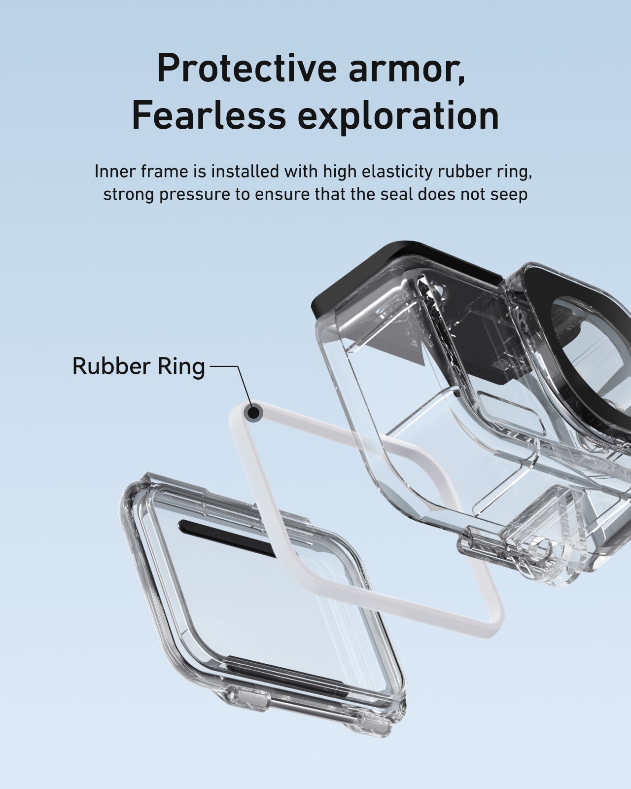 60m Waterproof Case For DJI Osmo Action 6