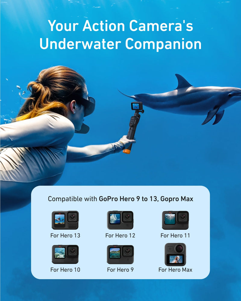 TELESIN Bluetooth Underwater Selfie Stick Tripod for GoPro telesinstore