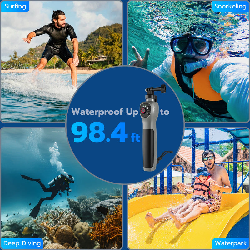 TELESIN underwater remote control selfie stick telesinstore