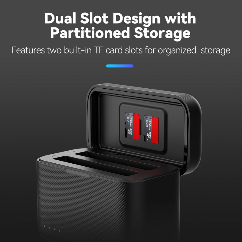 TELESIN Insta360 X4 dual card slot charging box telesinstore