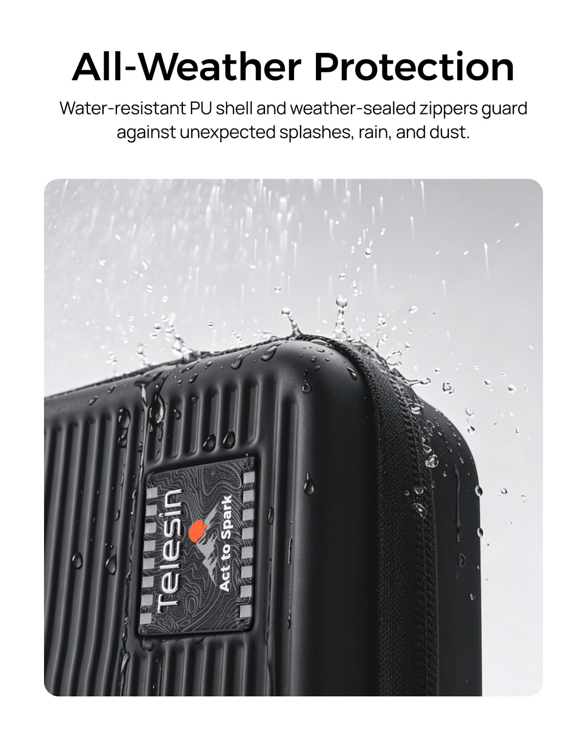 Telesin DisAdv DIY Accessory Storage Bag for Action Cameras