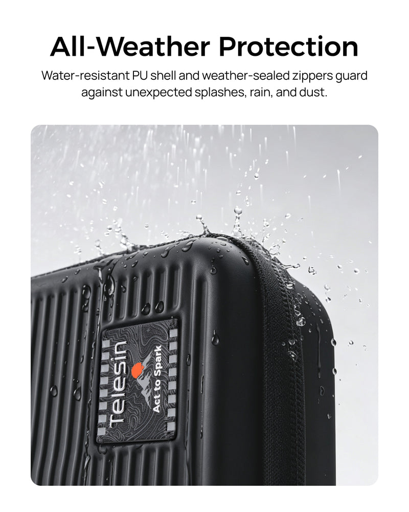 Telesin DisAdv DIY Accessory Storage Bag for Action Cameras