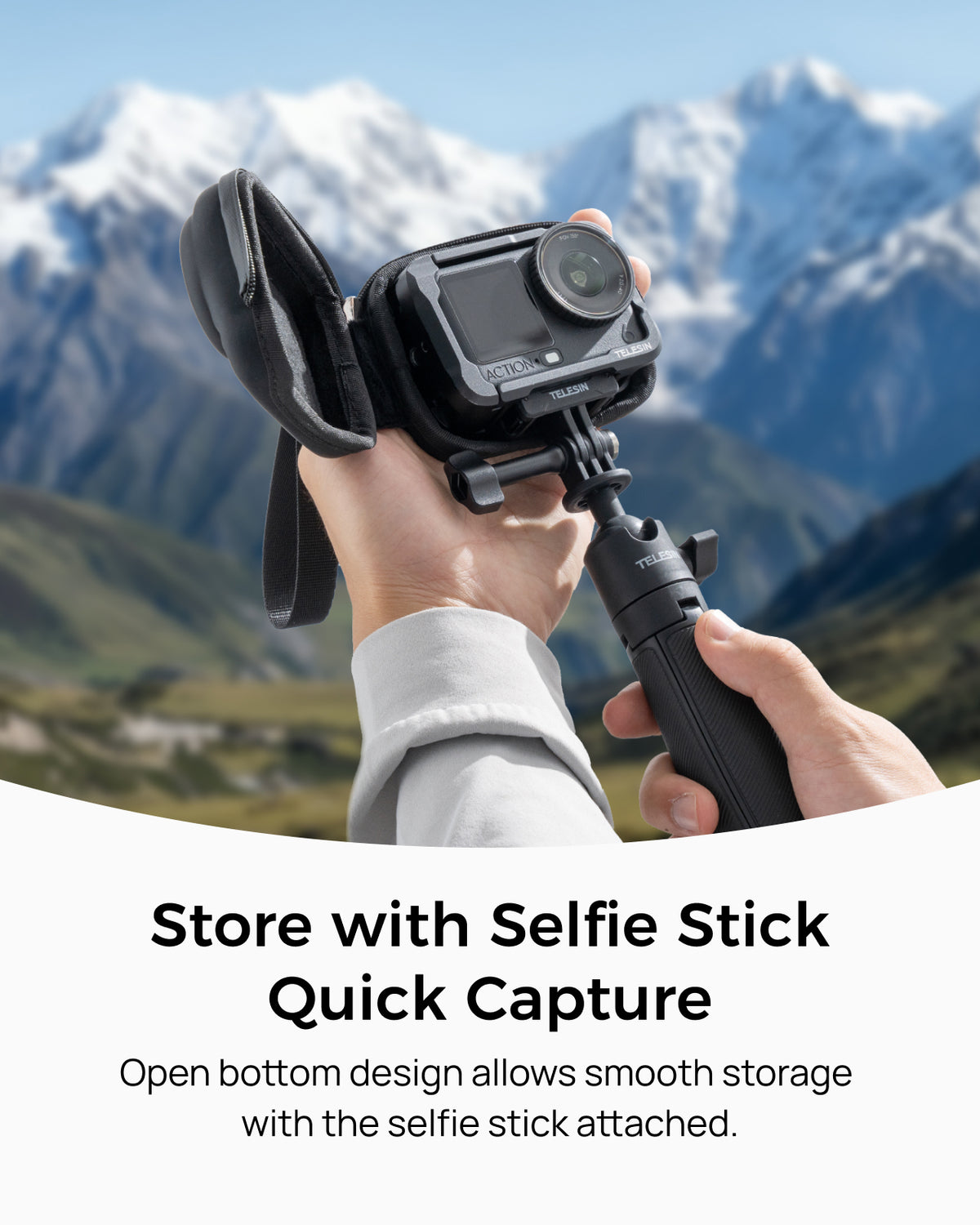 Telesin DisAdv Body Case for DJI Osmo Action 6/5 Pro