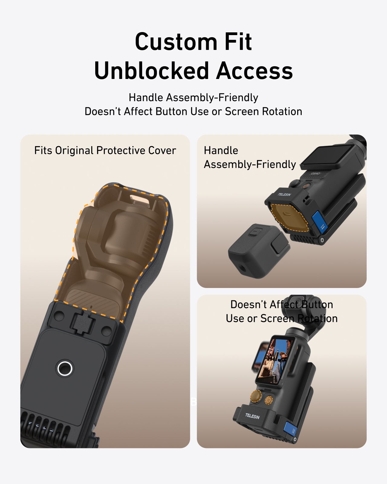 Telesin Magnetic Mount Stand for Osmo Pocket 4/3
