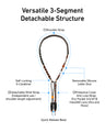 Telesin DisAdv Series 3-in-1 Quick-Release  Strap - Khaki/Black (knit)