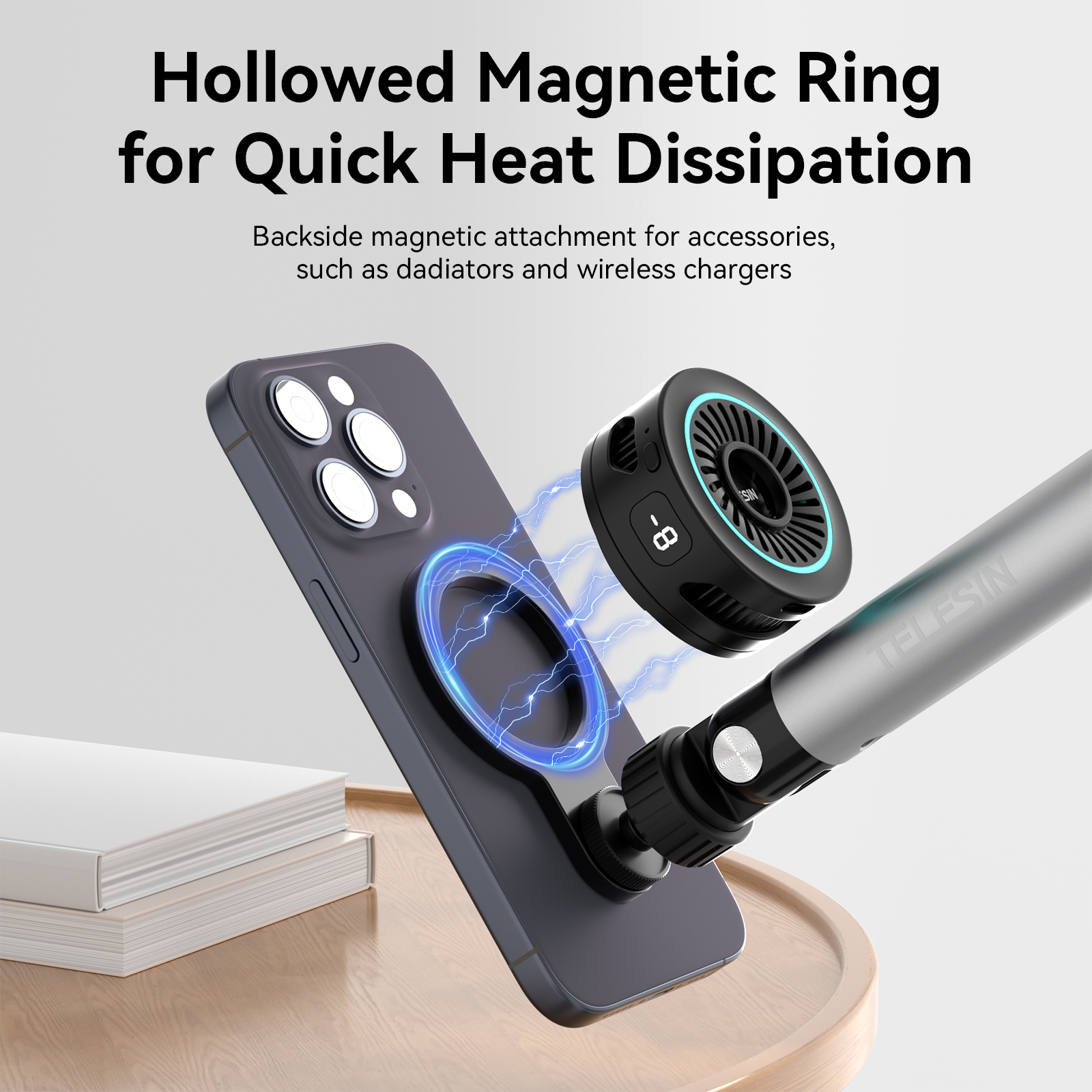 TELESIN Magnetic Desktop Stand(Clamping) telesinstore