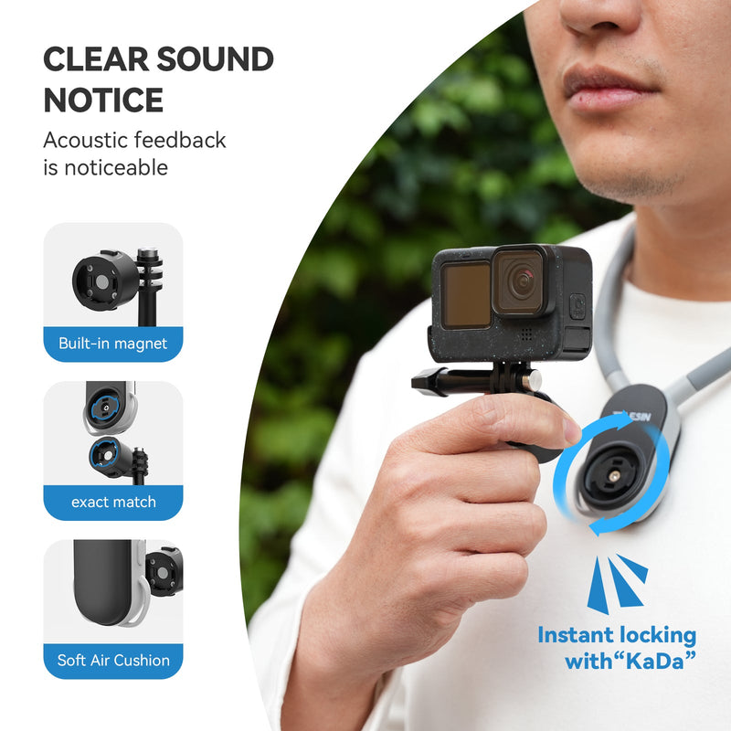 TELESIN Quick Release Neck Mount for Action Cameras (2.0) TELESIN