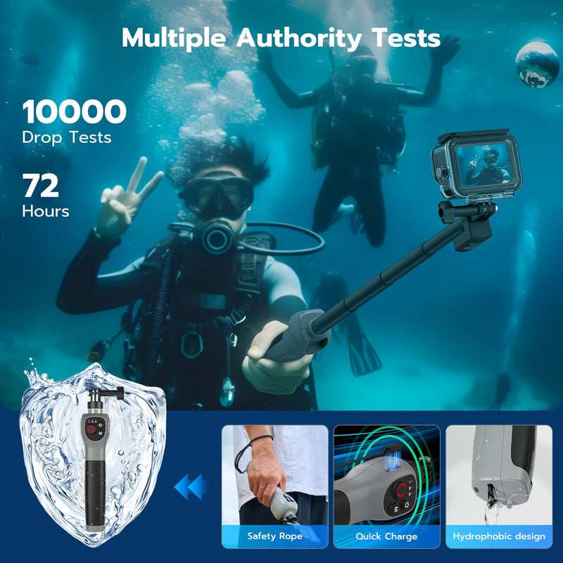 TELESIN underwater remote control selfie stick telesinstore