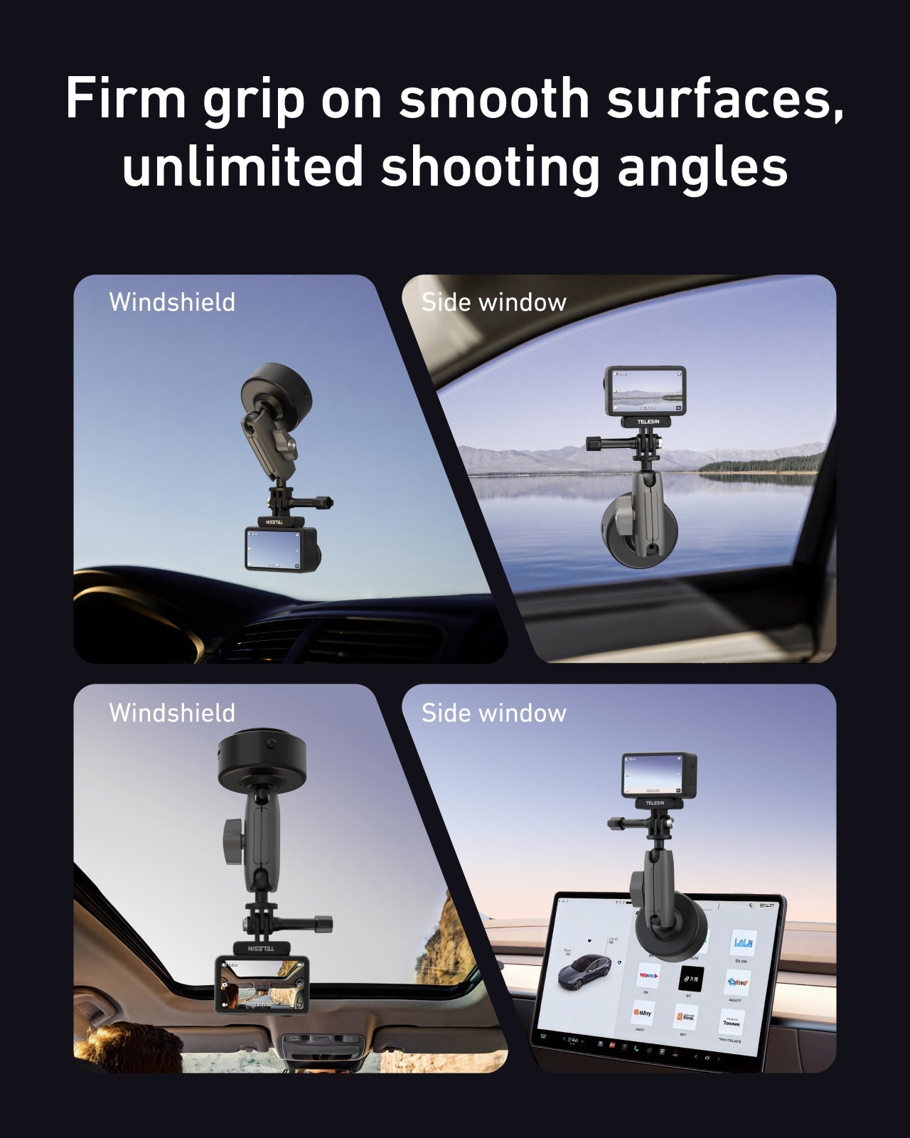 Electric suction cup mount telesinstore