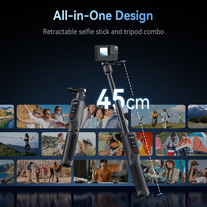 Shorty Rechargeable Selfie Stick telesinstore