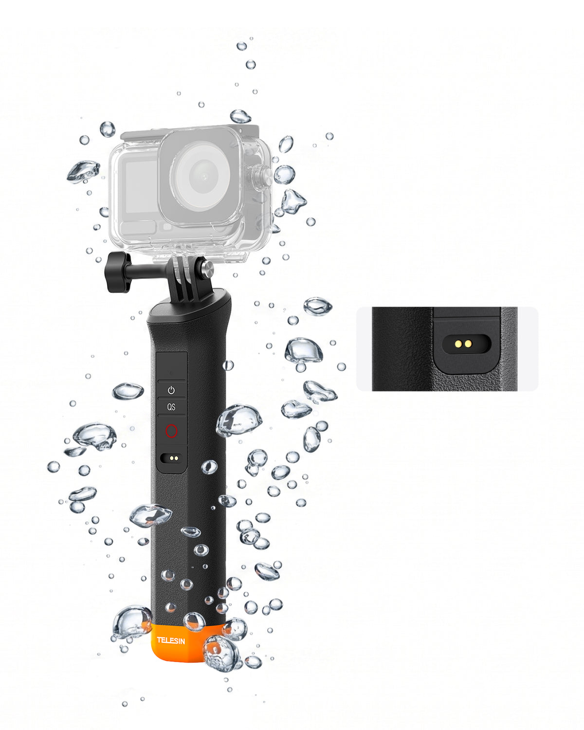 Telesin Floating Bluetooth Remote Handle for Action 6/5 Pro/4