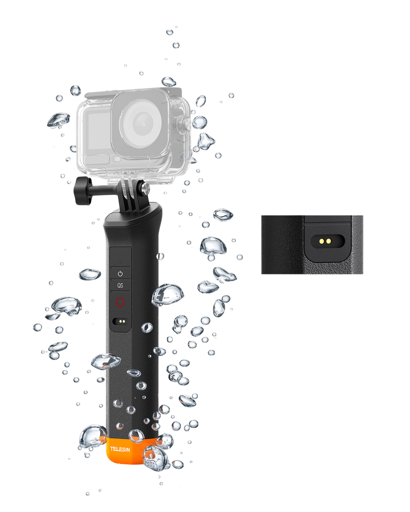 Telesin Floating Bluetooth Remote Handle for Action 6/5 Pro/4