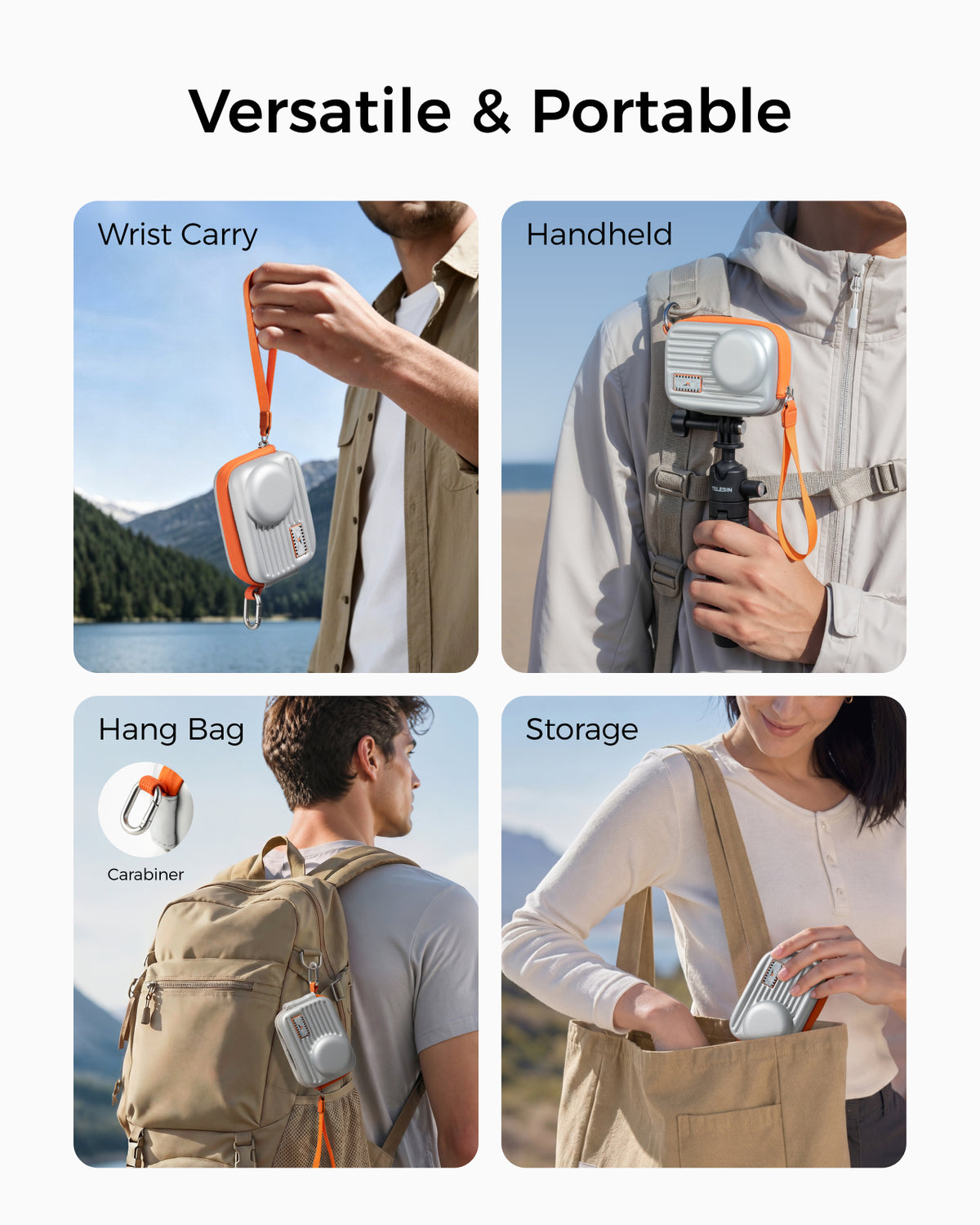 Telesin DisAdv Body Case for DJI Osmo Action 6/5 Pro