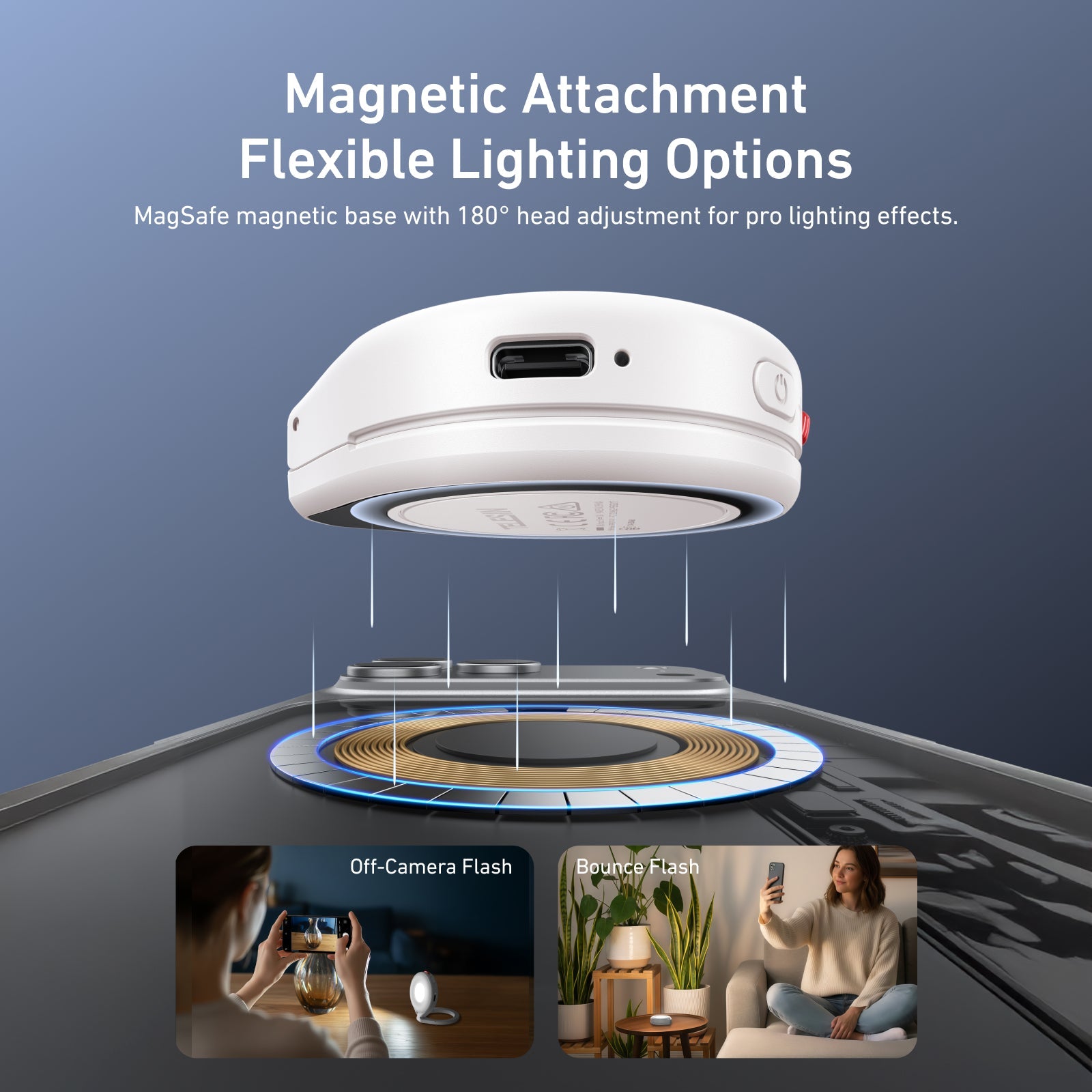 TELESIN Magnetic Flashlight for iPhone telesinstore