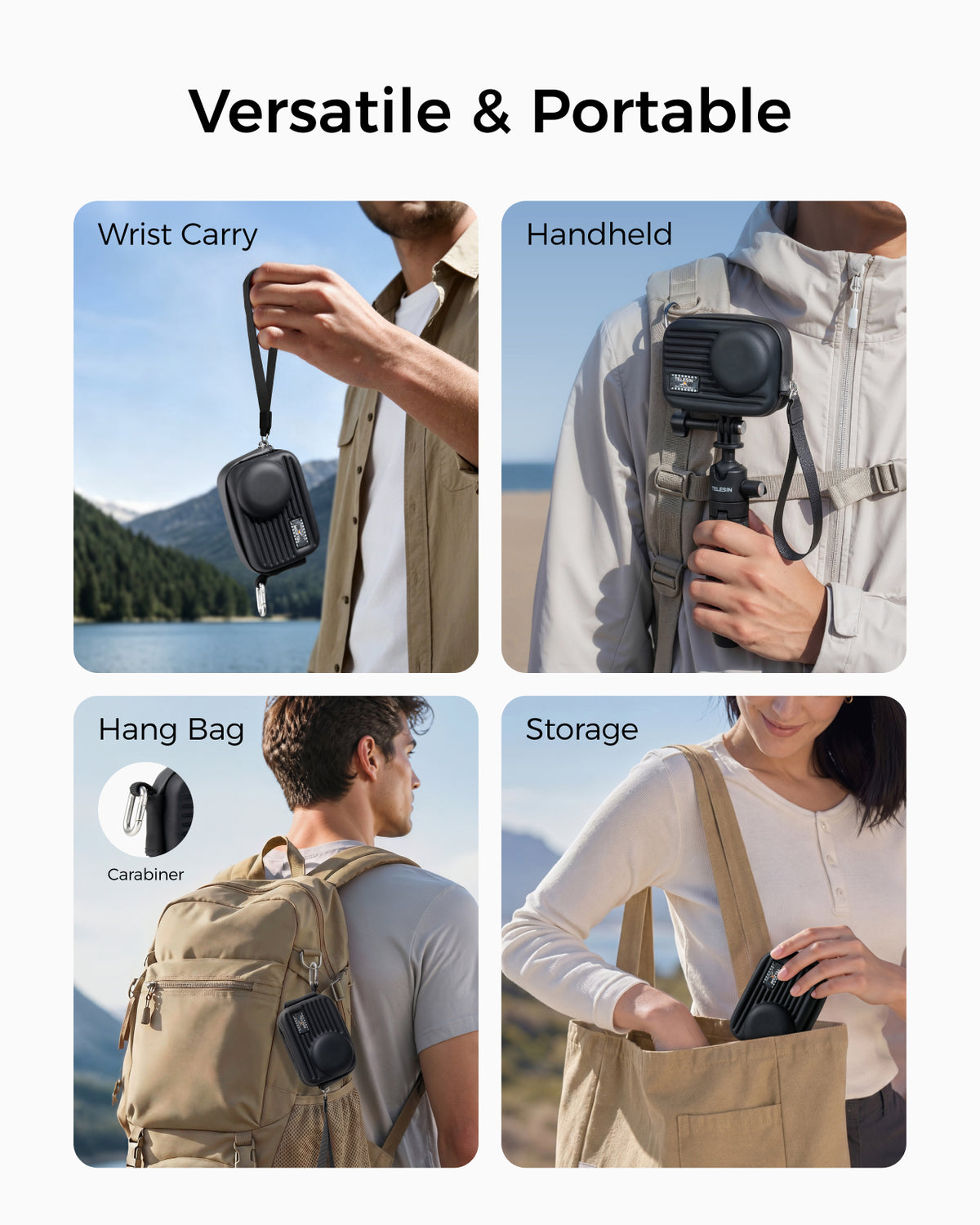 Telesin DisAdv Body Case for DJI Osmo Action 6/5 Pro