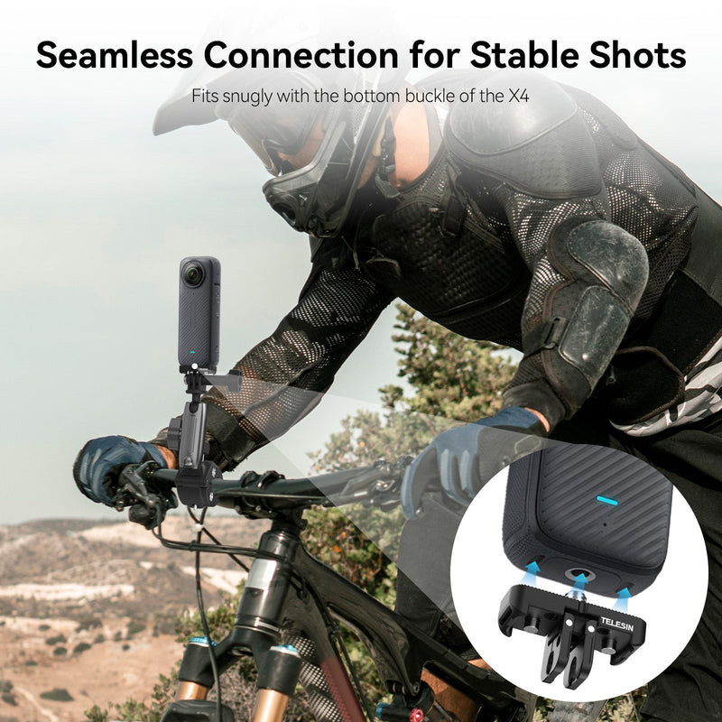 Telesin Dual Mount Adapter For Insta360 X4 telesinstore