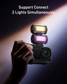 TELESIN StreetGrip Kit + RGB Fill Light for DJI Osmo Action 6