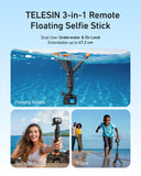 TELESIN Bluetooth Underwater Selfie Stick Tripod for GoPro telesinstore