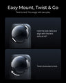Telesin ND32 Filter Kit for Insta360 X6 (2-Pack)