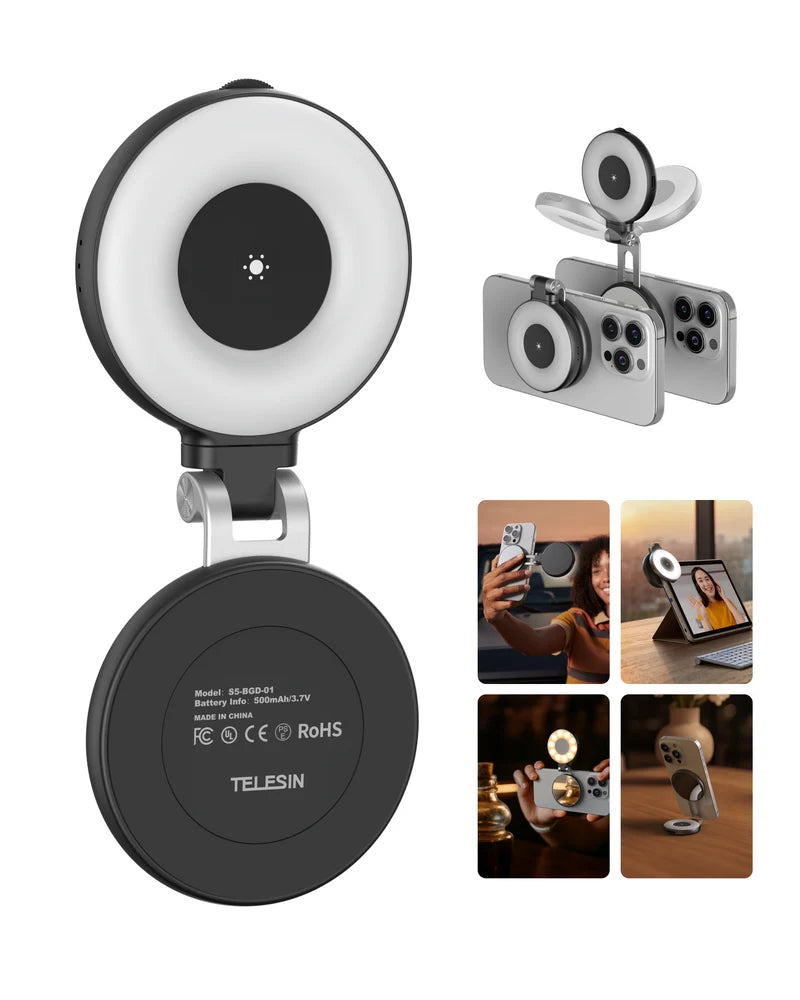 Telesin C03 Magnetic Selfie Ring Light telesinstore