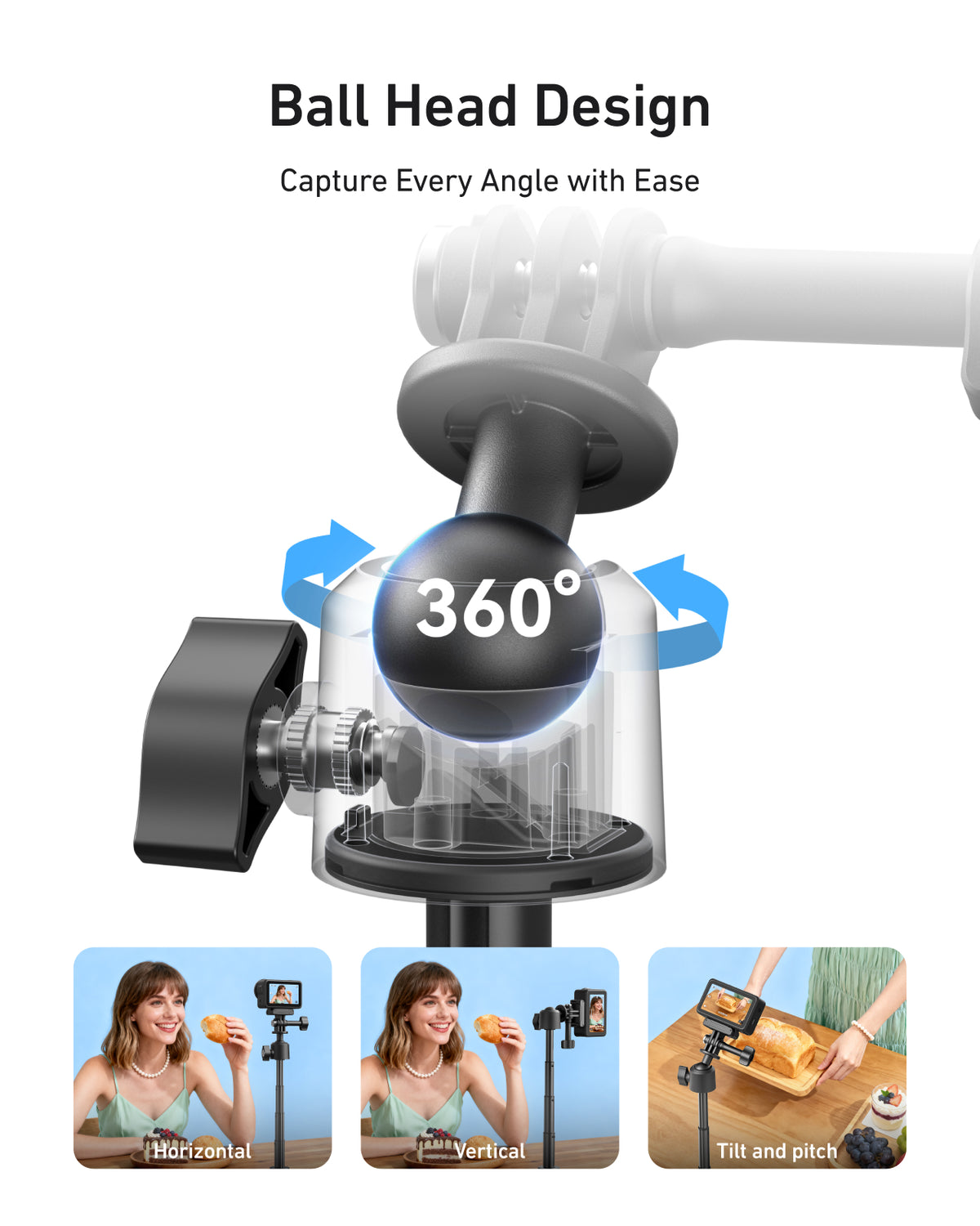 Telesin Mini Selfie Stick 3.0