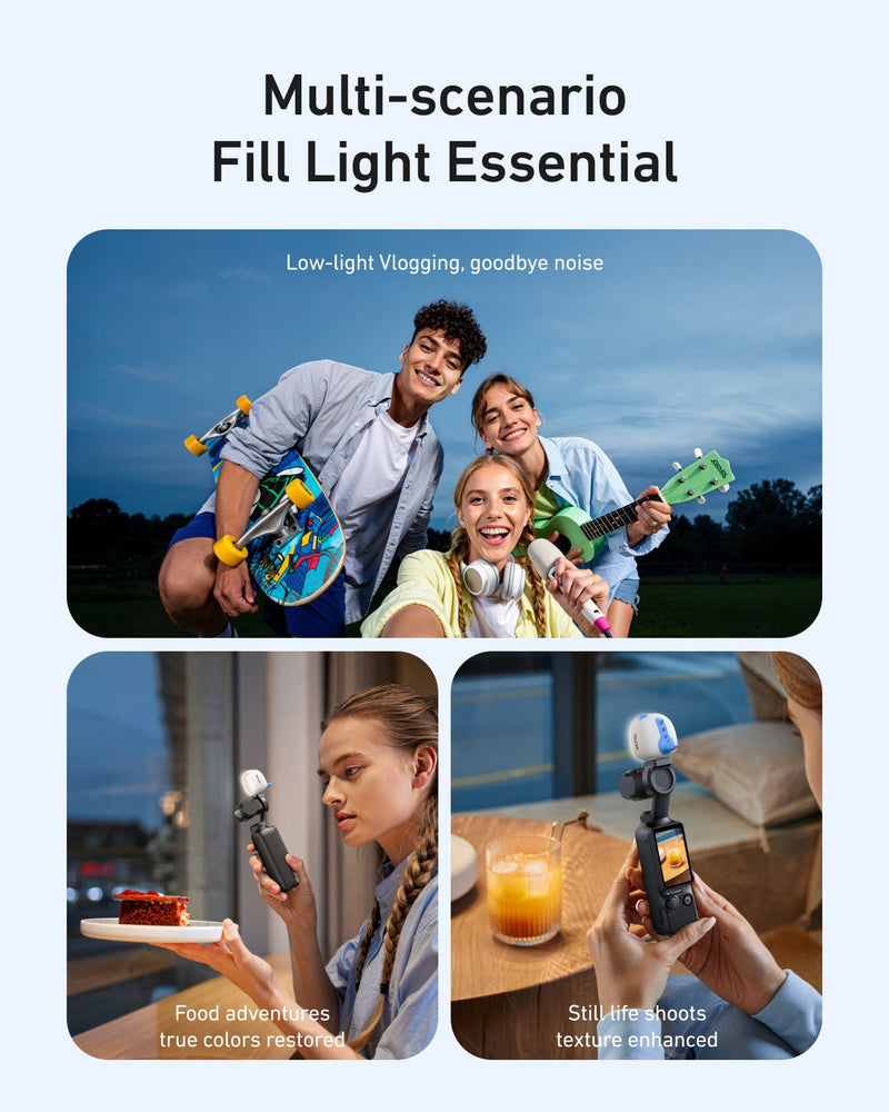 Mini Monster Fill Light Kit for DJI Osmo Pocket 3 telesinstore