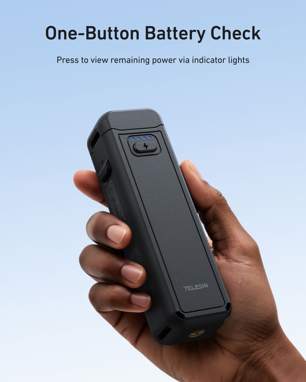 Telesin Battery Handle for DJI Osmo Pocket 4P/4/3