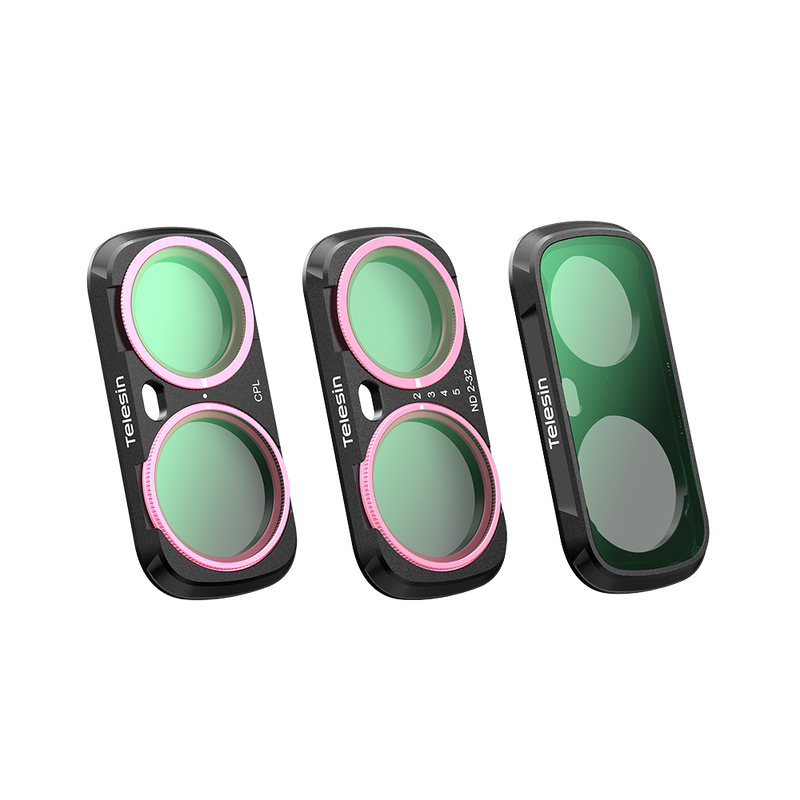 Telesin CPL+VND+1/4 Black Diffusion Filter Kit for Insta360 Luna Ultra