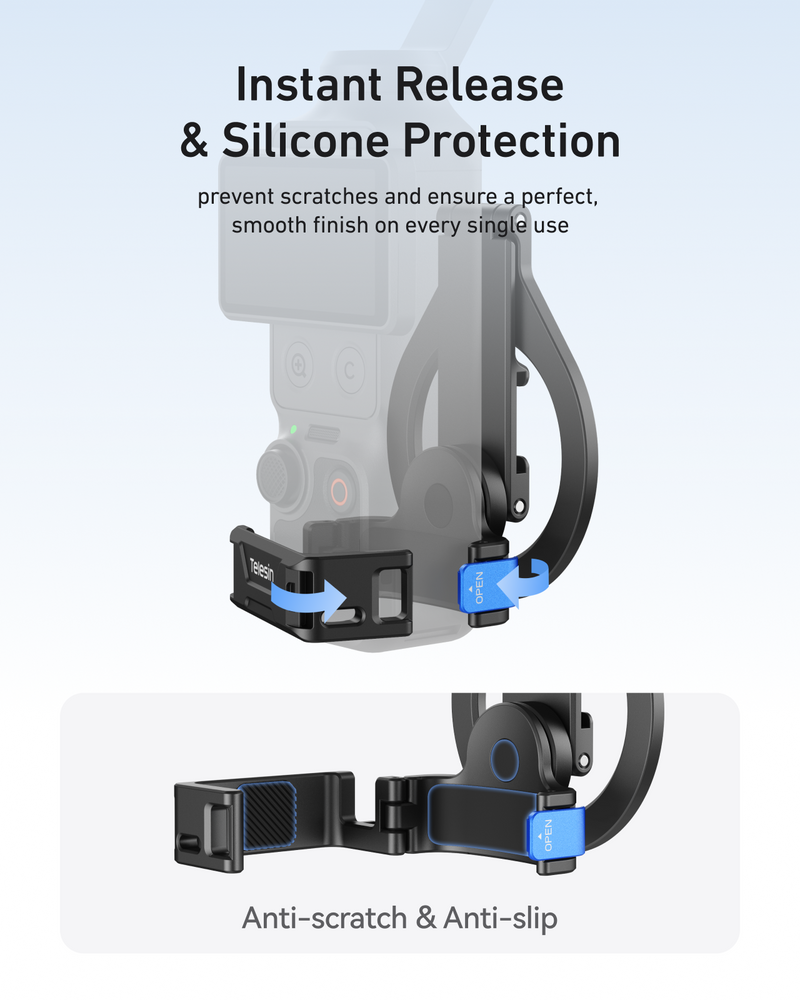 Telesin Magnetic Extension Frame Mount Stand For DJI Osmo Pocket 4P/ 4/ 3