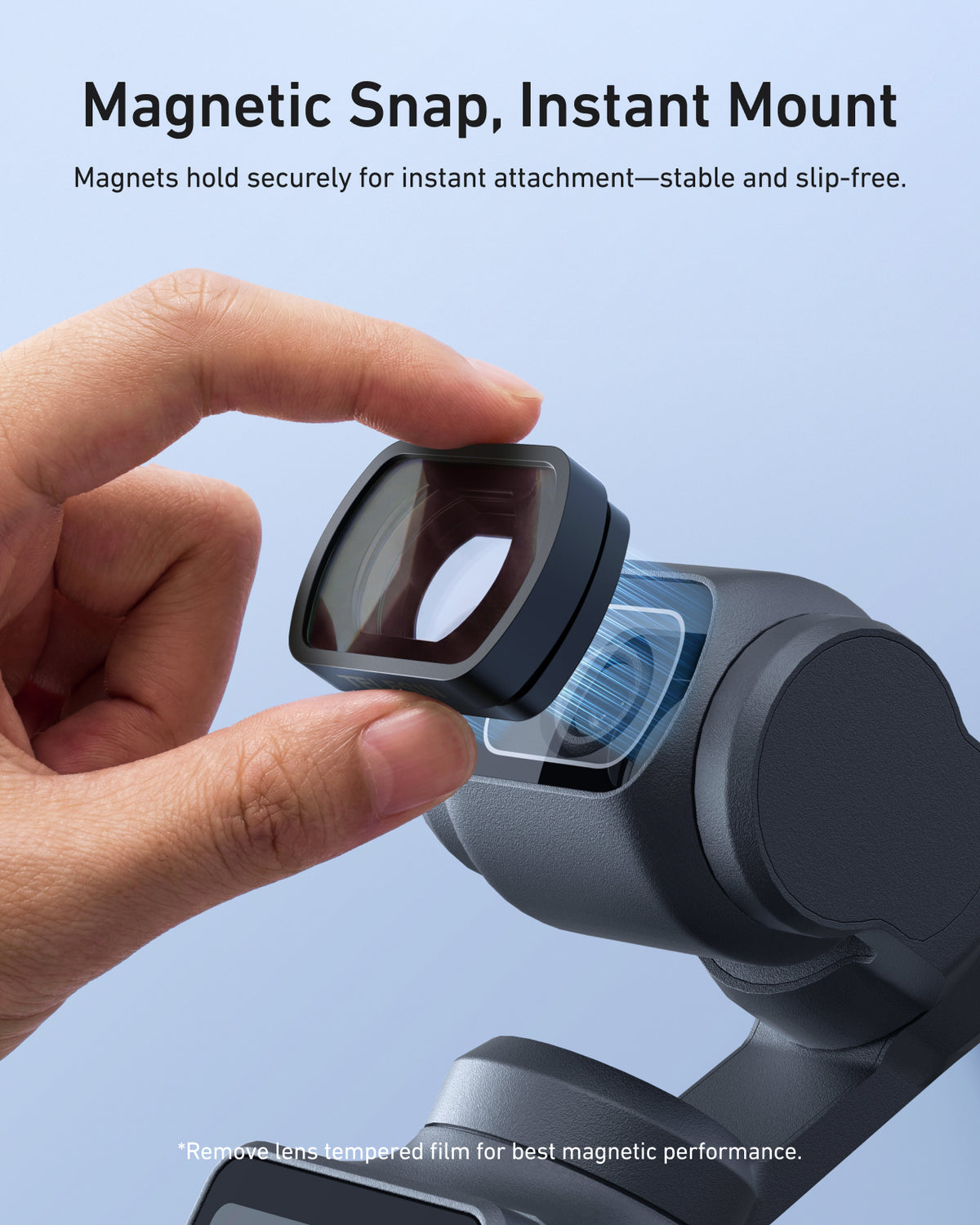 Telesin Wide-angle Lens for DJI Osmo Pocket 4/3