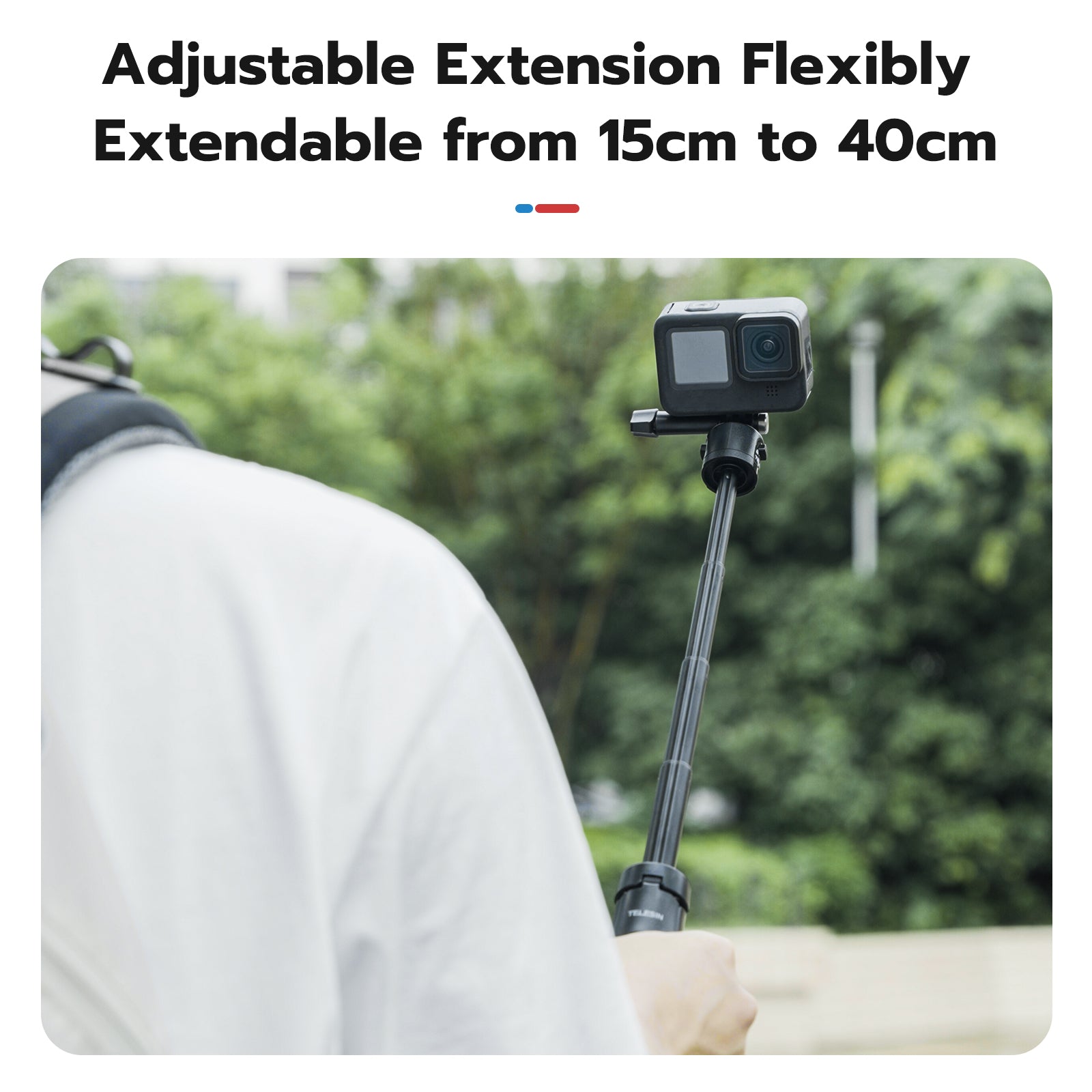 Telesin Mini Quick Release Selfie Stick telesinstore