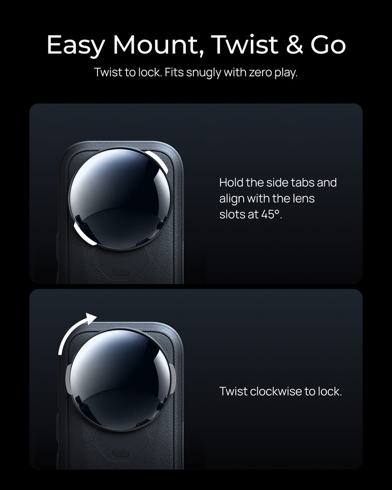 Telesin ND64 Filter Kit for Insta360 X6 (2-Pack)