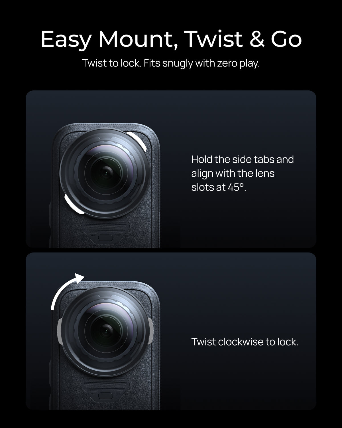 Telesin UV Filter Kit for Insta360 X6