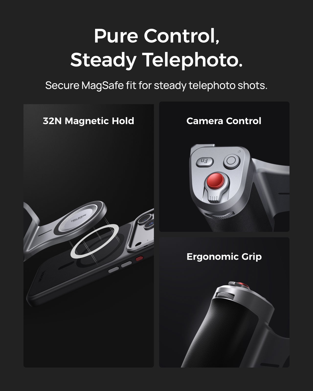 Telesin Master Grip Kit for iPhone 18 Pro Series