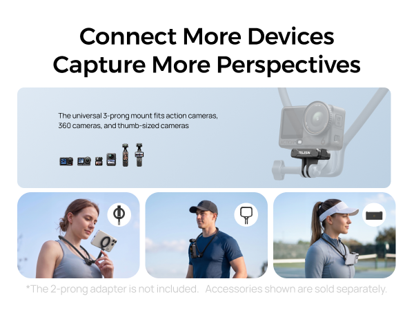 Telesin SE 3 Action Camera Neck Mount