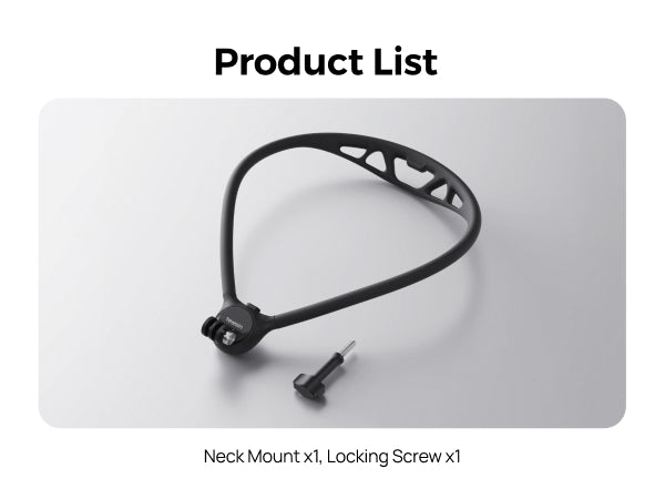 Telesin SE 3 Base Action Camera Neck Mount