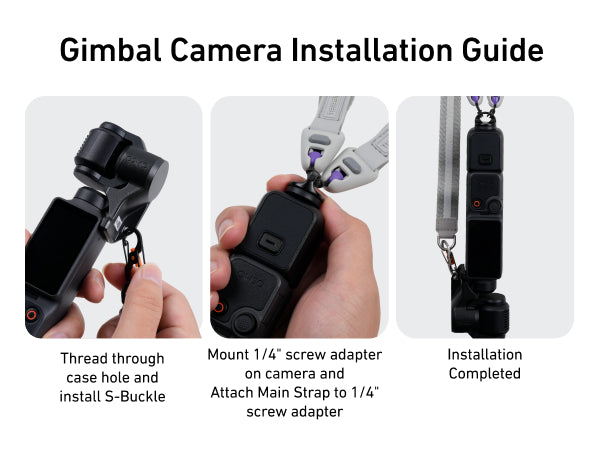 Telesin DisAdv Quick-Release Camera Strap