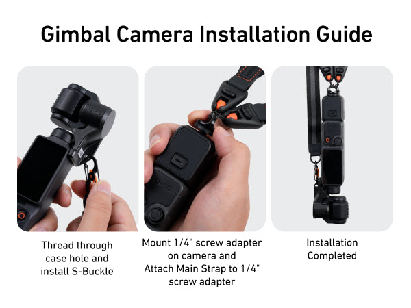 Telesin DisAdv Quick-Release Camera Strap