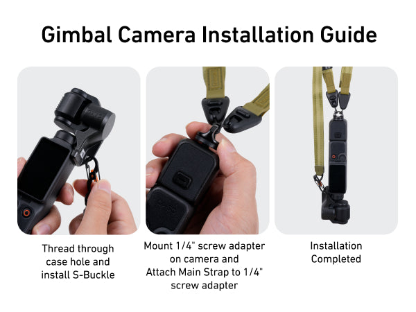 Telesin DisAdv Quick-Release Camera Strap