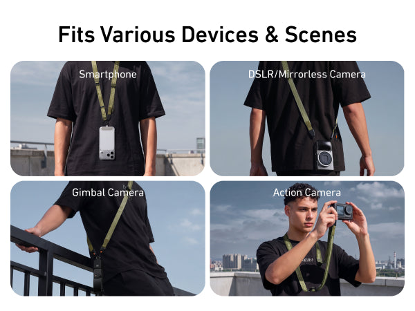 Telesin DisAdv Quick-Release Camera Strap