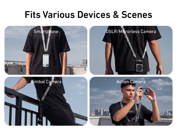 Telesin DisAdv Quick-Release Camera Strap